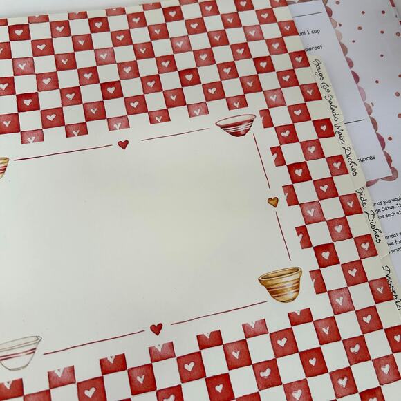 Susan Branch Recipe Binder Home Cooking Window Cover Complete VTG Kitchen - Picture 4 of 12